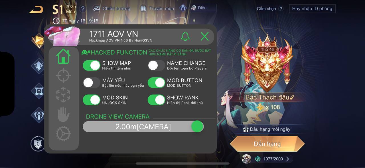 Hack IPA HACK MENU VIP